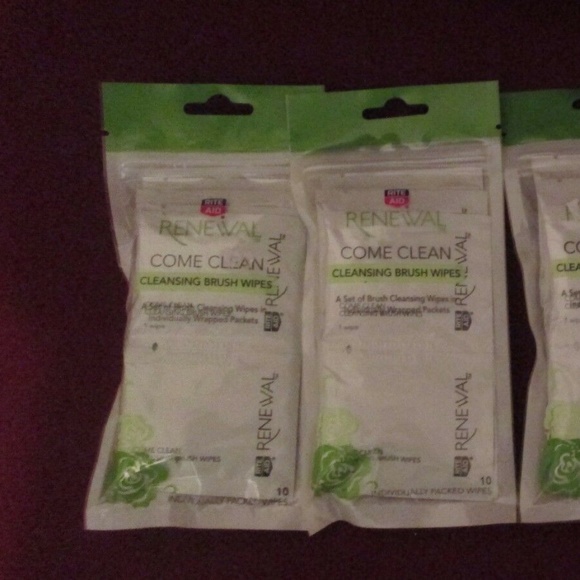Lot of 4 Rite aid Cleansing Brush Wipes 40 TOTAL - Picture 3 of 4